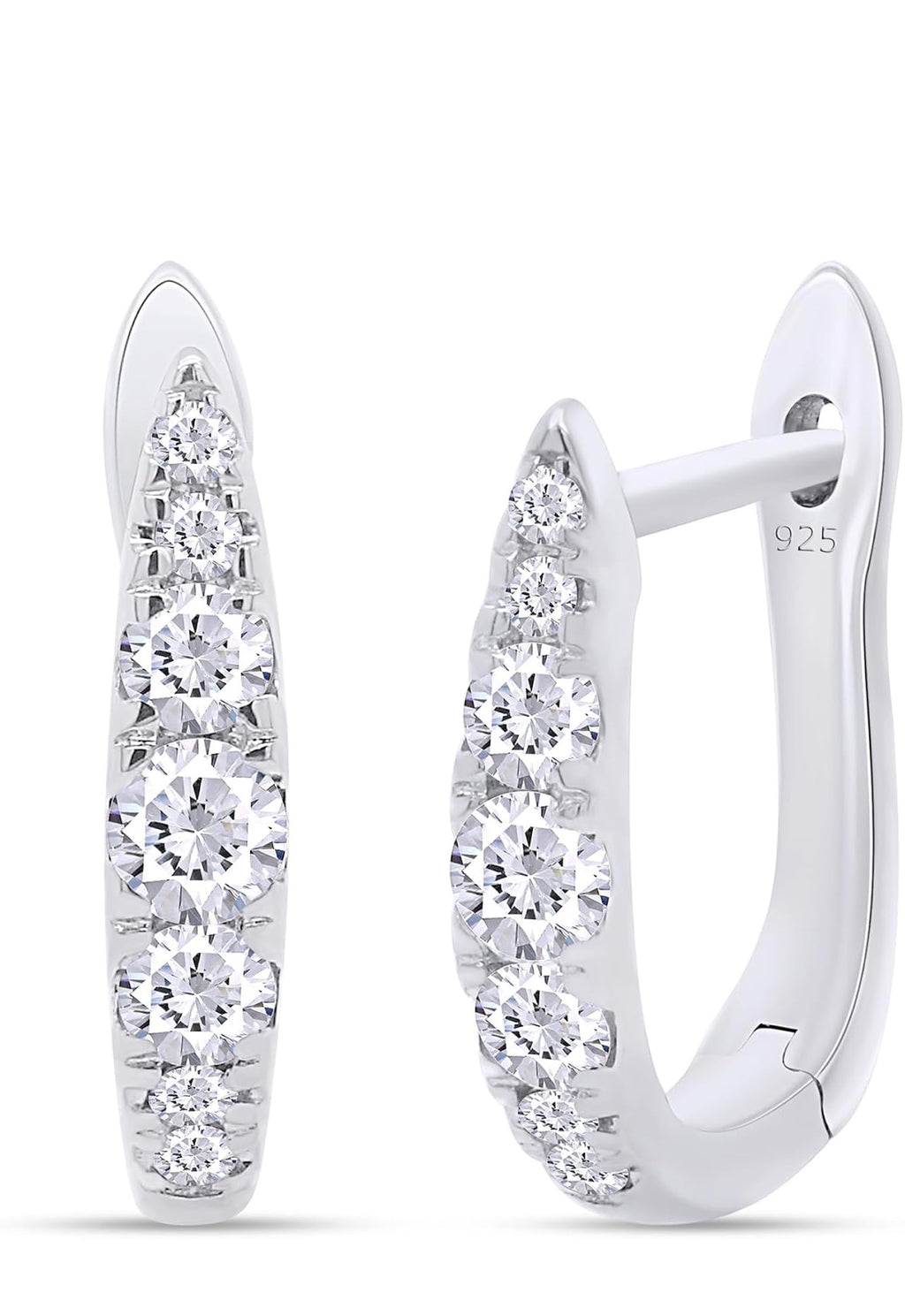 Safe Diamond Hoop Earrings – Timeless Sparkle, Everyday Luxury