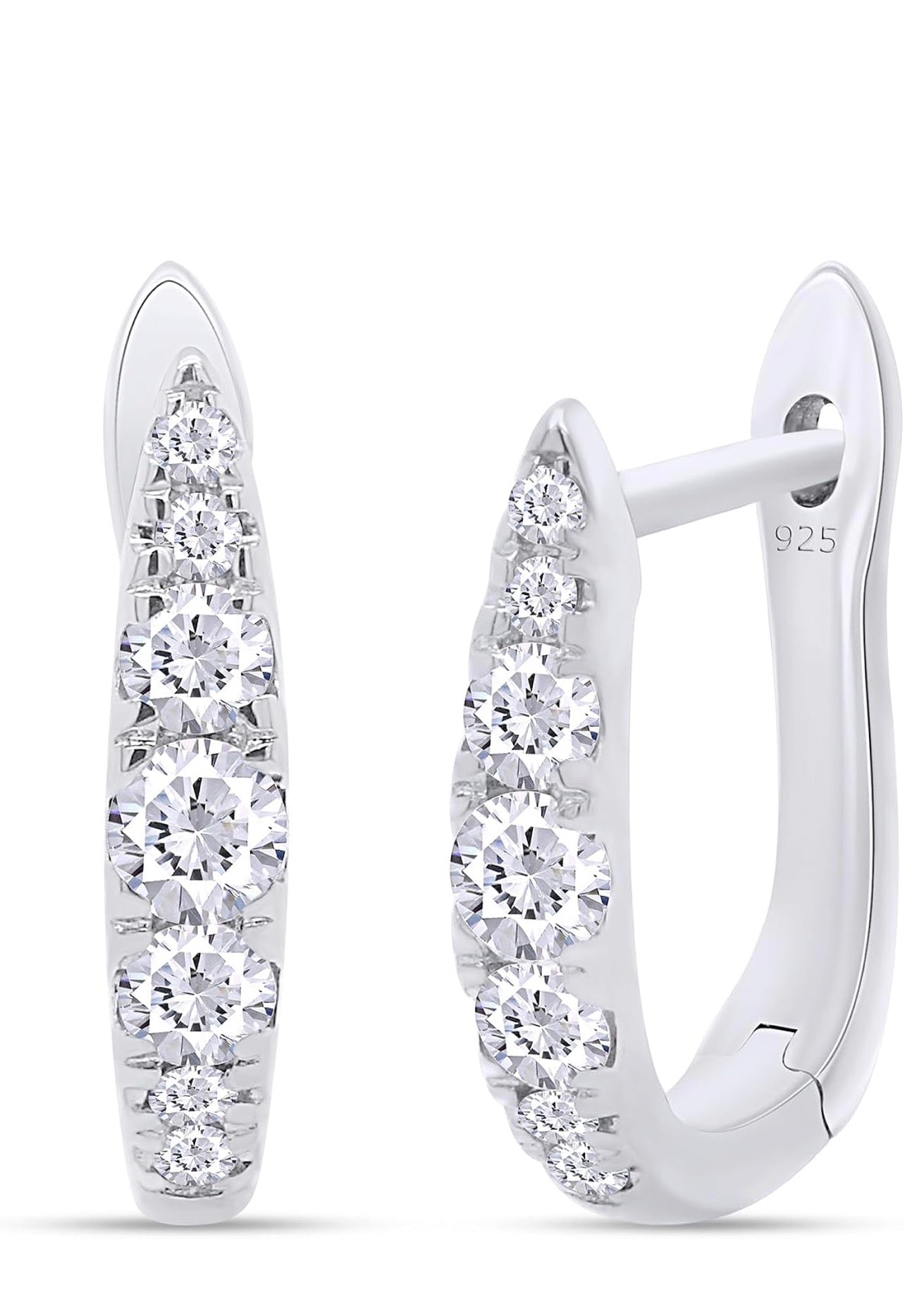 Safe Diamond Hoop Earrings – Timeless Sparkle, Everyday Luxury
