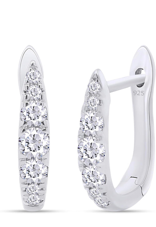 Safe Diamond Hoop Earrings – Timeless Sparkle, Everyday Luxury