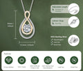 Safe Diamond Infinity Drop Necklace – Elegant, Ethical, Timeless